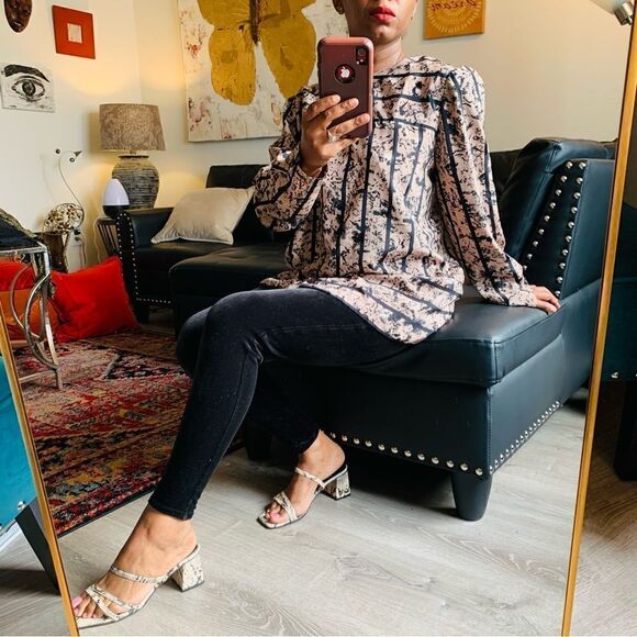 VINTAGE TAN BLOUSE - Picture 5 of 15